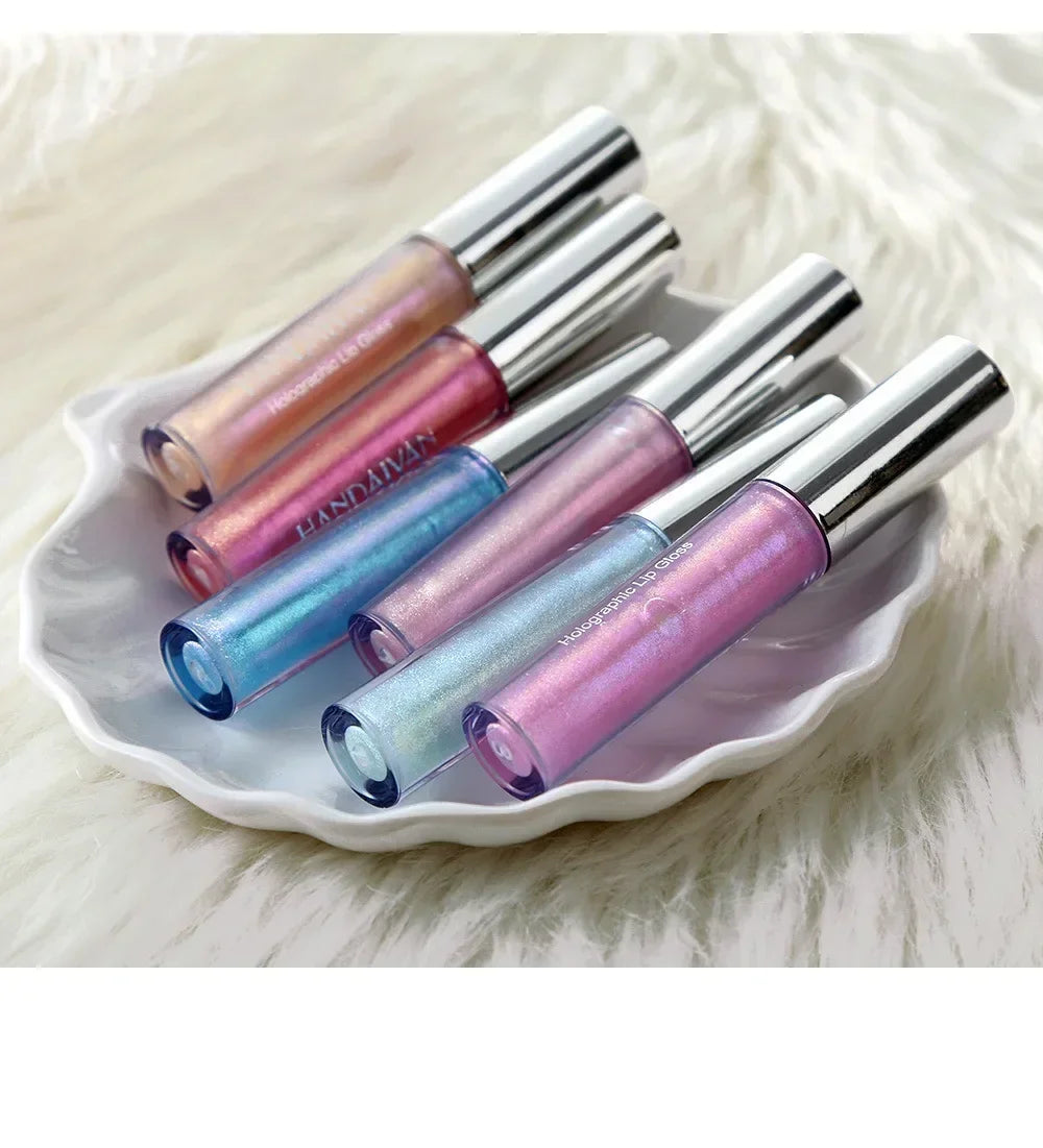 Gloss Holographique Sirène — Brillant Métallique Longue Tenue, 6 Teintes