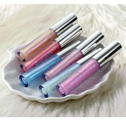 Gloss Holographique Sirène — Brillant Métallique Longue Tenue, 6 Teintes