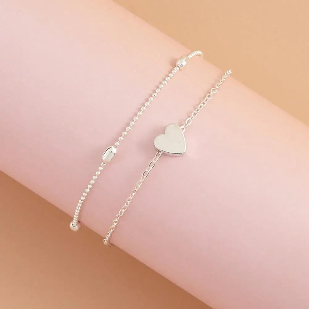 Chaîne de Cheville Bohème Perles Étoiles Pompons – Bracelet Pied Vintage Femme