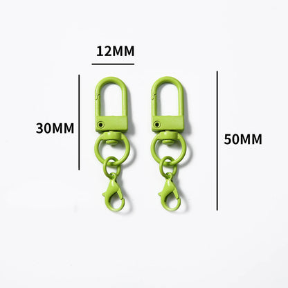 Mousquetons Métalliques Colorés – Lot de 10, 50 ou 100 pcs