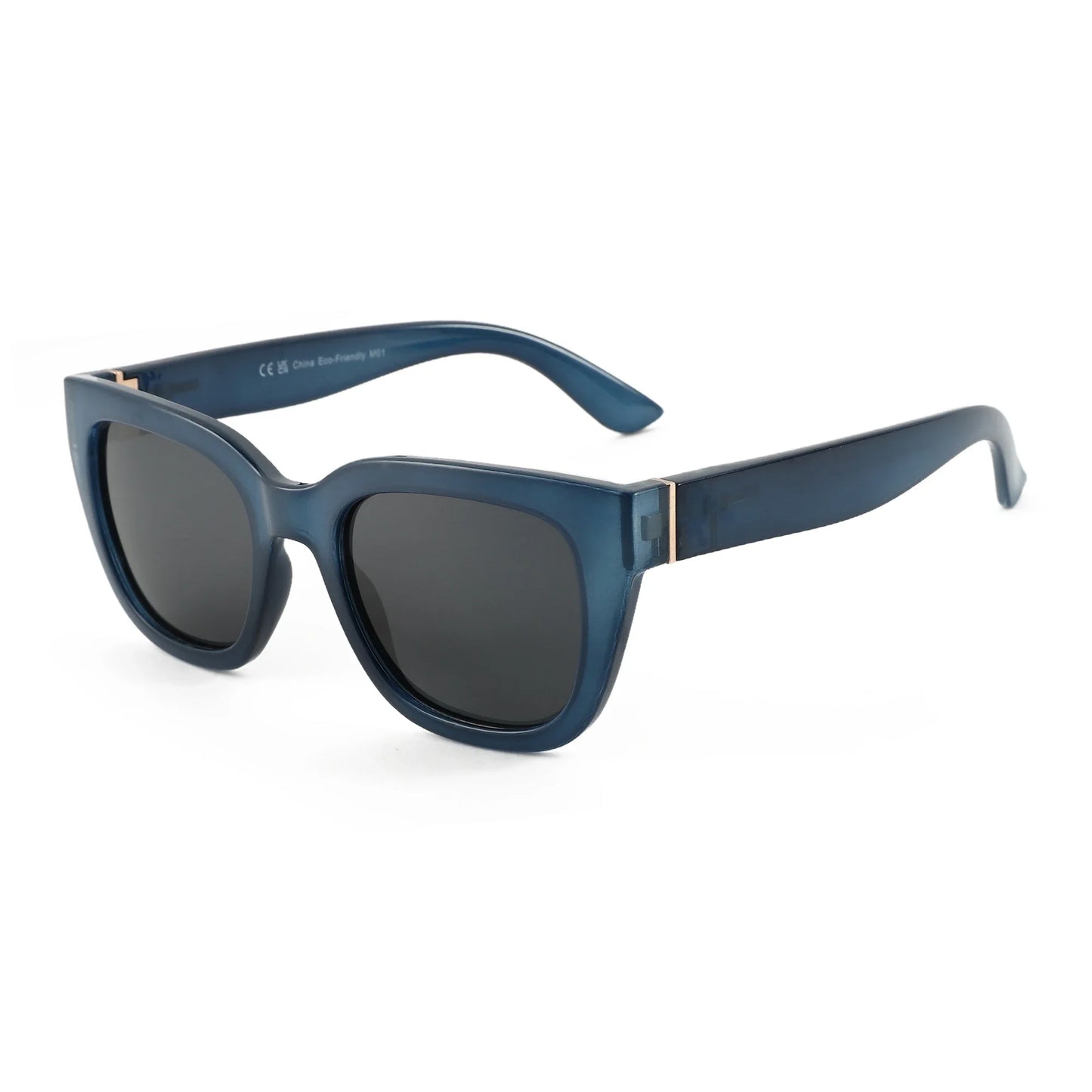 ZENOTTIC Lunettes de Soleil Carrées Polarisées Rétro — UV400, Femme