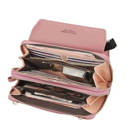 Portefeuille Long Femme Designer Multi-Compartiments - Clutch Grande Capacité