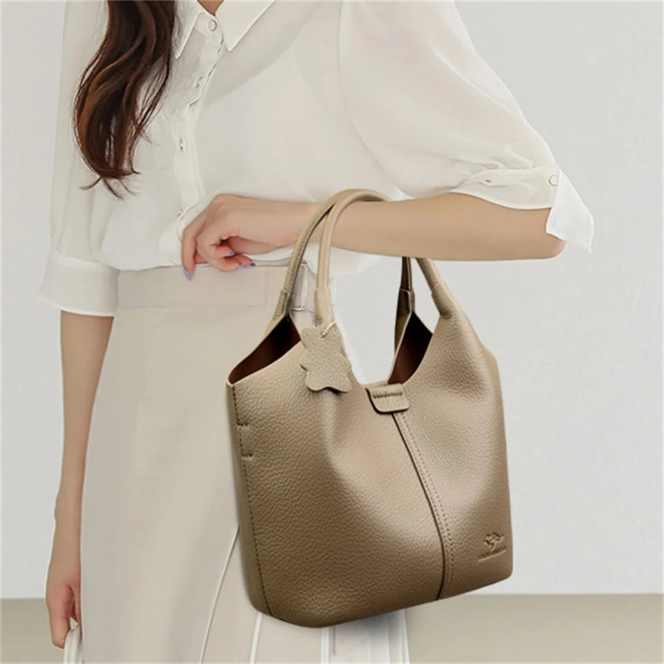 Sac à Main en Cuir Synthétique Vintage – Grande Capacité