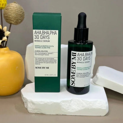 Essence SOMEBYMI Miel Tea Tree 3 Acides 50ml - Acné Peau Sensible Contrôle Sébum Exfoliante K-Beauty
