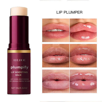 Baume Lèvres Repulpant Rapide - Hydratant Adoucissant Gloss Huile Non-Collant Masque Soin Quotidien Beauté