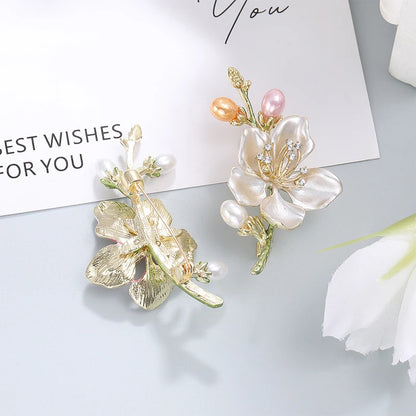 Broche Fleur Rétro Élégante Style Chinois – Corsage Multifonctionnel Haut de Gamme Vêtements Cadeaux