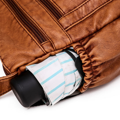 Sac à Bandoulière Vintage Femme en Cuir PU - Sac à Main Rétro Élégant
