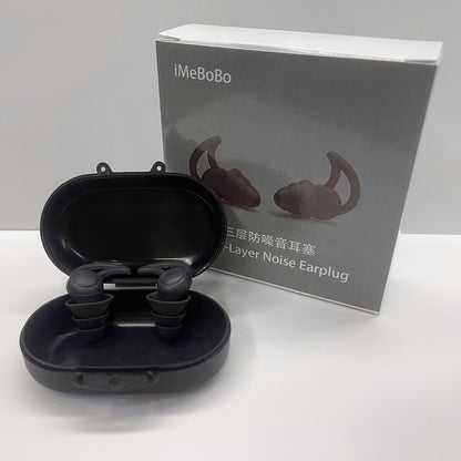 Bouchons d'Oreille Anti-Bruit Silicone Souple - Protection Auditive Sommeil Confort