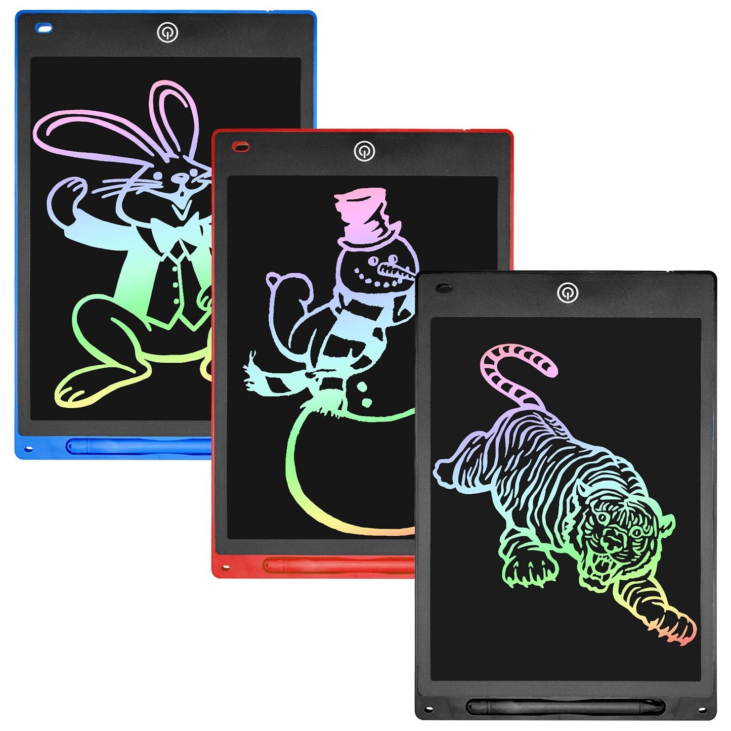 Tablette Écriture LCD 8.5" Enfants - Ardoise Magique Dessin Couleur Effaçable Écologique