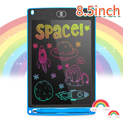 Tablette Écriture LCD 8.5" Enfants - Ardoise Magique Dessin Couleur Effaçable Écologique